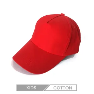 Custom Kids Solid Color Baseball Cap